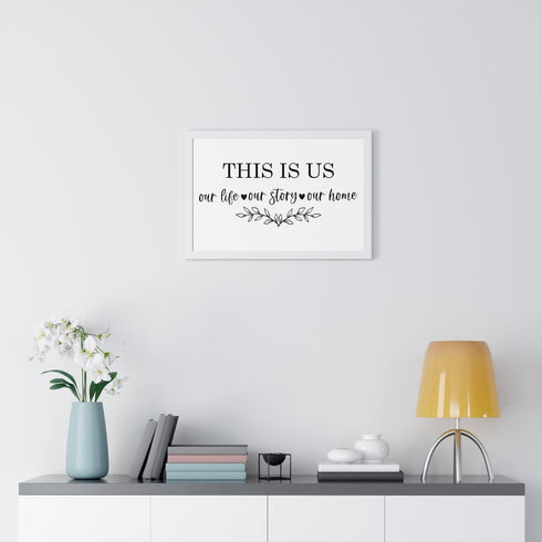 This Is Us Premium Framed Horizontal Poster